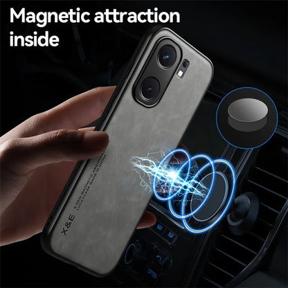 X&E For vivo iQOO Neo9 5G Slim Case Skin-Touch PU Leather+TPU+PC Phone Cover