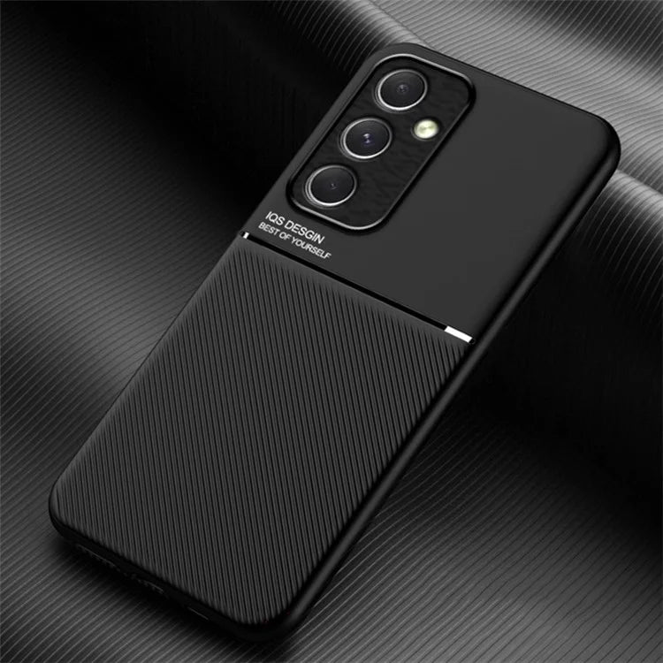 For Samsung Galaxy A55 5G Case Leather Back Phone Cover Support Magnetic Car Mount