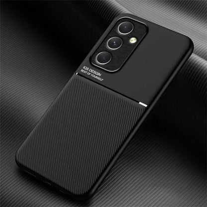 For Samsung Galaxy A55 5G Case Leather Back Phone Cover Support Magnetic Car Mount