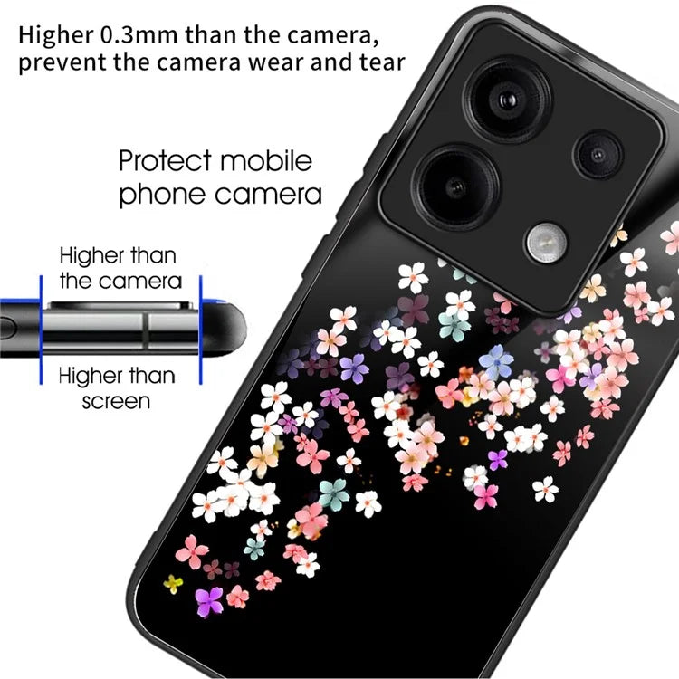 For Xiaomi Redmi Note 13 Pro 5G / Poco X6 5G Wholesale Case TPU+Tempered Glass Phone Cover