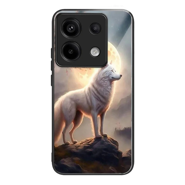 For Xiaomi Redmi Note 13 Pro 5G / Poco X6 5G Wholesale Case TPU+Tempered Glass Phone Cover