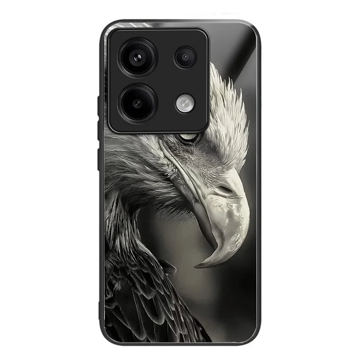 For Xiaomi Redmi Note 13 Pro 5G / Poco X6 5G Wholesale Case TPU+Tempered Glass Phone Cover