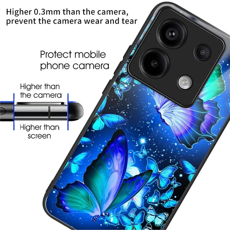 For Xiaomi Redmi Note 13 Pro 5G / Poco X6 5G Wholesale Case TPU+Tempered Glass Phone Cover