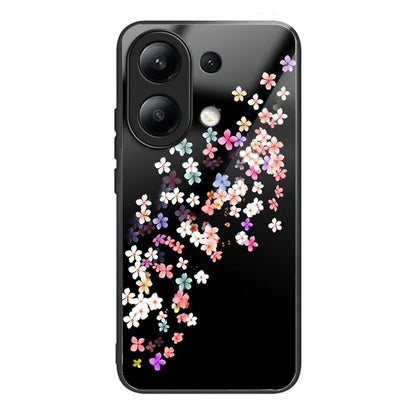 Wholesale Phone Case for Xiaomi Redmi Note 13 4G TPU+Tempered Glass Phone Cover Pattern Printing