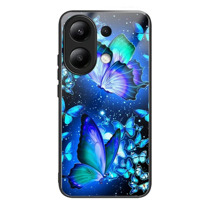 Wholesale Phone Case for Xiaomi Redmi Note 13 4G TPU+Tempered Glass Phone Cover Pattern Printing