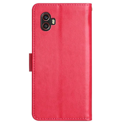 For Samsung Galaxy Xcover6 Pro 5G Wallet Phone Case Butterfly Floral Leather Flip Cover