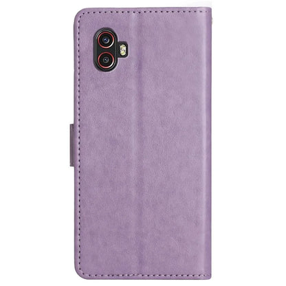 For Samsung Galaxy Xcover6 Pro 5G Wallet Phone Case Butterfly Floral Leather Flip Cover
