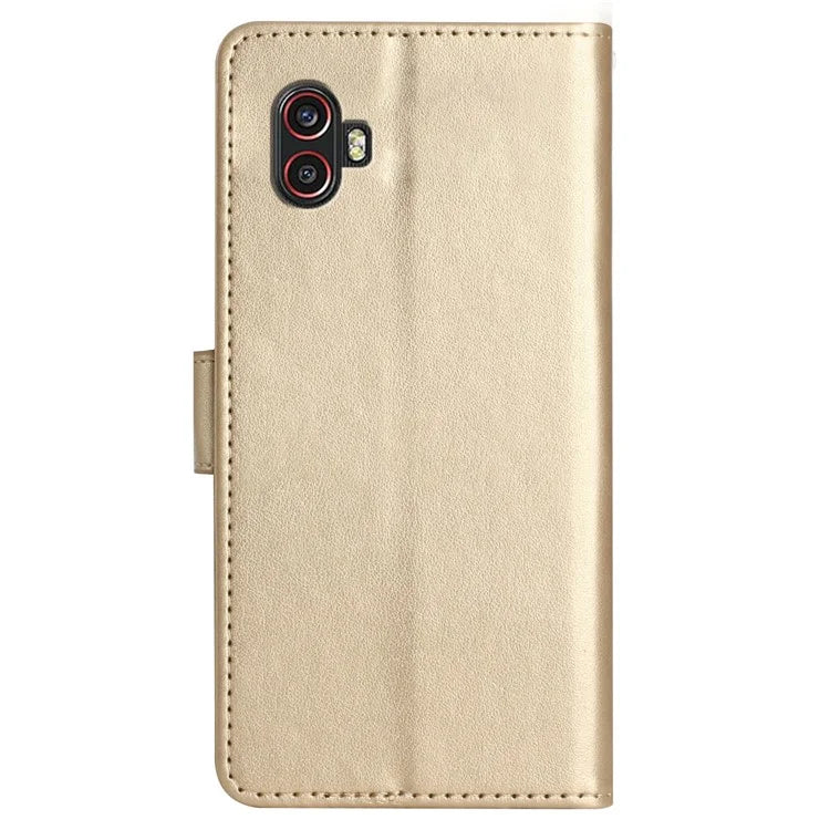 For Samsung Galaxy Xcover6 Pro 5G Wallet Phone Case Butterfly Floral Leather Flip Cover