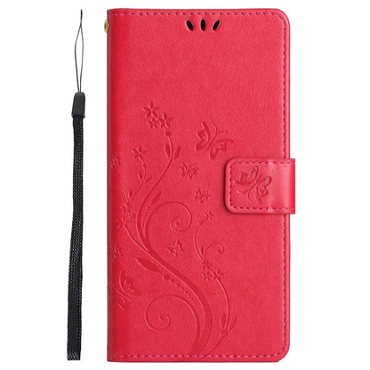 For Samsung Galaxy Xcover7 Case Leather Wallet Stand Phone Cover Butterfly Pattern