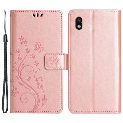 For Sony Xperia Ace III Leather Wallet Case Butterfly Floral Flip Phone Cover
