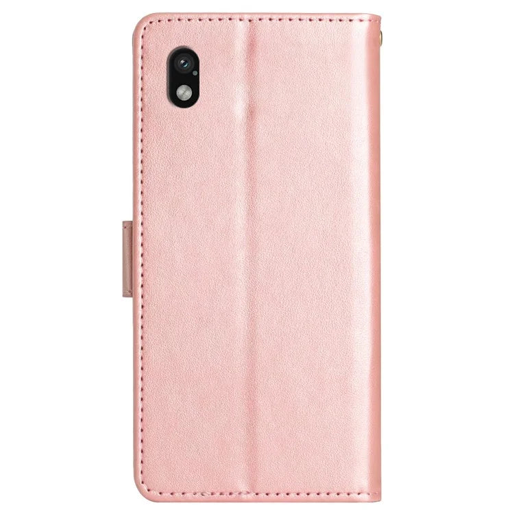 For Sony Xperia Ace III Leather Wallet Case Butterfly Floral Flip Phone Cover