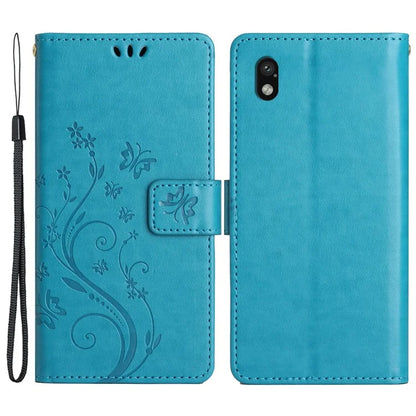 For Sony Xperia Ace III Leather Wallet Case Butterfly Floral Flip Phone Cover