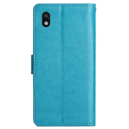 For Sony Xperia Ace III Leather Wallet Case Butterfly Floral Flip Phone Cover