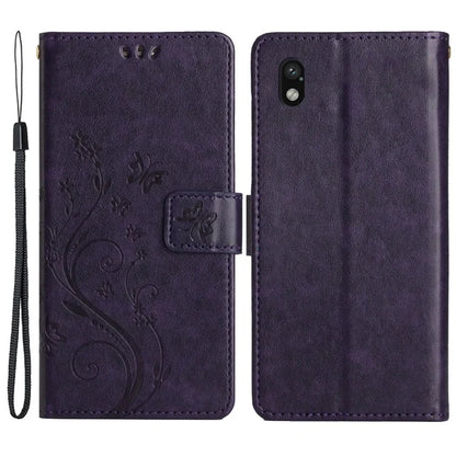 For Sony Xperia Ace III Leather Wallet Case Butterfly Floral Flip Phone Cover