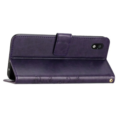 For Sony Xperia Ace III Leather Wallet Case Butterfly Floral Flip Phone Cover