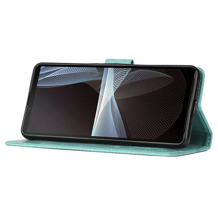 For Sony Xperia Ace III Leather Wallet Case Butterfly Floral Flip Phone Cover