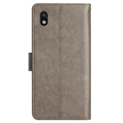 For Sony Xperia Ace III Leather Wallet Case Butterfly Floral Flip Phone Cover