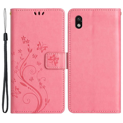 For Sony Xperia Ace III Leather Wallet Case Butterfly Floral Flip Phone Cover
