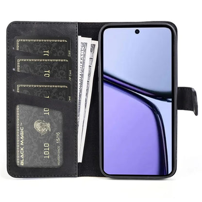 For Realme C65 4G Case Two-Color Splicing Leather Wallet Phone Cover