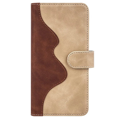 For Realme C65 4G Case Two-Color Splicing Leather Wallet Phone Cover