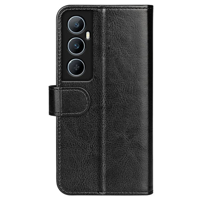For Realme C65 4G Case Crazy Horse Texture Leather Folio Cover