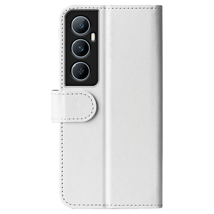 For Realme C65 4G Case Crazy Horse Texture Leather Folio Cover