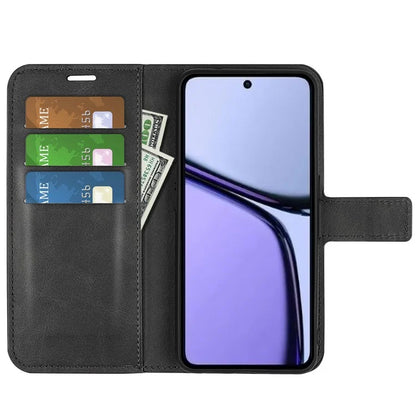 For Realme C65 4G Wallet Case Square Magnetic Clasp Leather Phone Cover