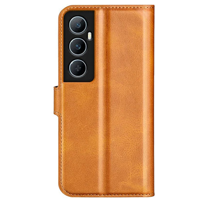 For Realme C65 4G Wallet Case Square Magnetic Clasp Leather Phone Cover