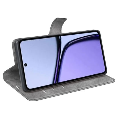 For Realme C65 4G Wallet Case Square Magnetic Clasp Leather Phone Cover