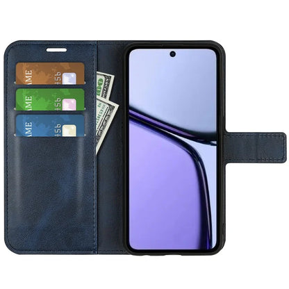 For Realme C65 4G Wallet Case Square Magnetic Clasp Leather Phone Cover