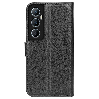 For Realme C65 4G Wallet Phone Case Litchi Texture Leather Flip Cover