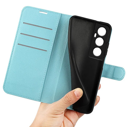 For Realme C65 4G Wallet Phone Case Litchi Texture Leather Flip Cover