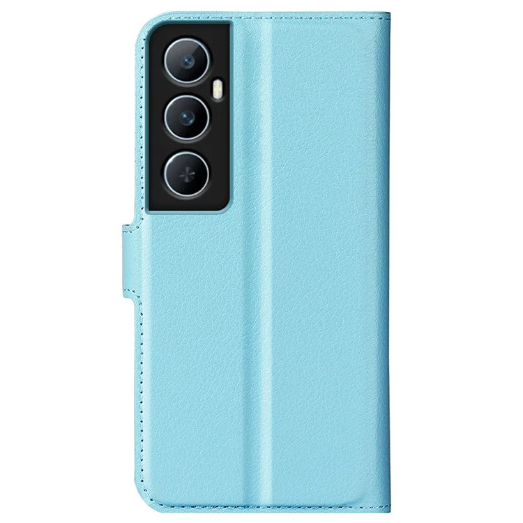 For Realme C65 4G Wallet Phone Case Litchi Texture Leather Flip Cover