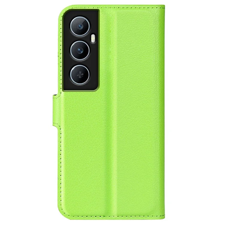 For Realme C65 4G Wallet Phone Case Litchi Texture Leather Flip Cover