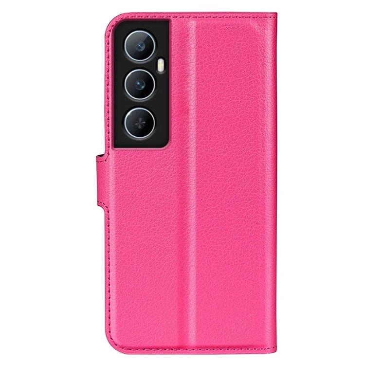 For Realme C65 4G Wallet Phone Case Litchi Texture Leather Flip Cover