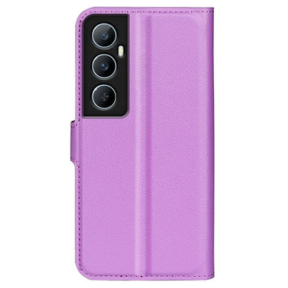 For Realme C65 4G Wallet Phone Case Litchi Texture Leather Flip Cover