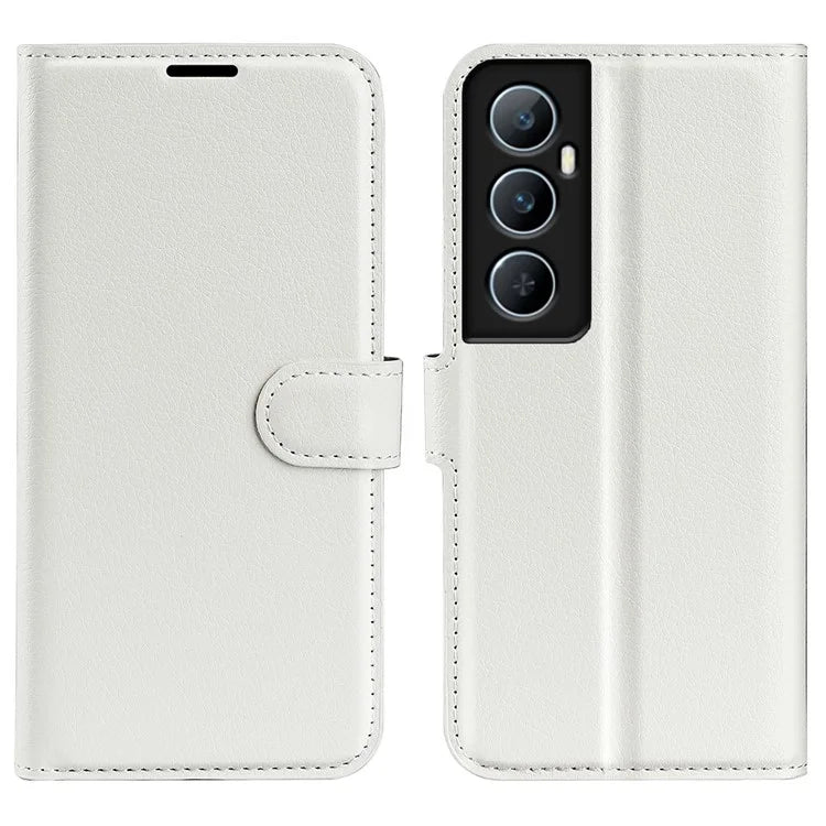 For Realme C65 4G Wallet Phone Case Litchi Texture Leather Flip Cover