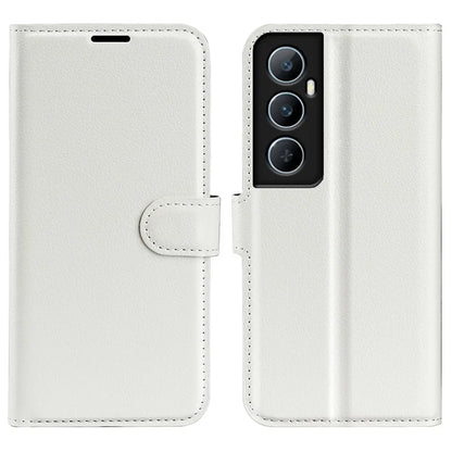 For Realme C65 4G Wallet Phone Case Litchi Texture Leather Flip Cover