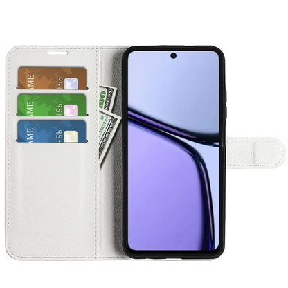 For Realme C65 4G Wallet Phone Case Litchi Texture Leather Flip Cover