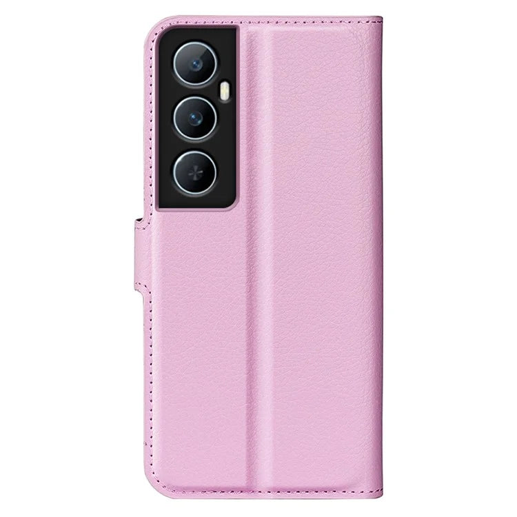 For Realme C65 4G Wallet Phone Case Litchi Texture Leather Flip Cover