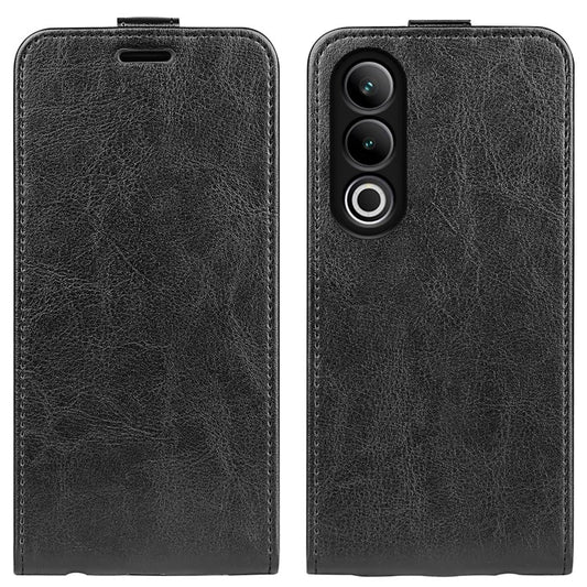 For OnePlus Ace 3V 5G Case Vertical Flip Crazy Horse PU Leather Phone Cover
