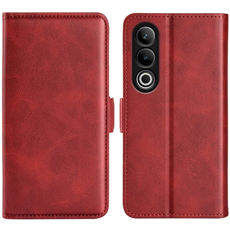 For OnePlus Ace 3V 5G Case Classic Calf Texture Flip Dual Magnetic Clasp Leather Phone Cover
