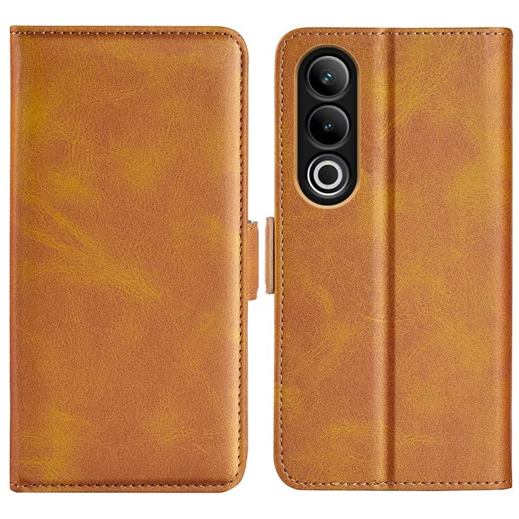 For OnePlus Ace 3V 5G Case Classic Calf Texture Flip Dual Magnetic Clasp Leather Phone Cover