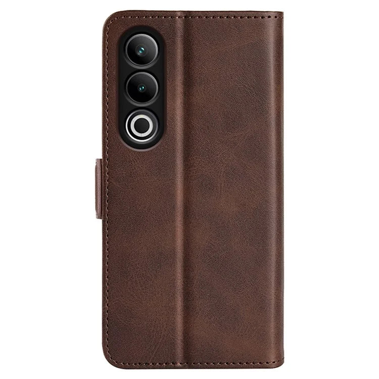 For OnePlus Ace 3V 5G Case Classic Calf Texture Flip Dual Magnetic Clasp Leather Phone Cover