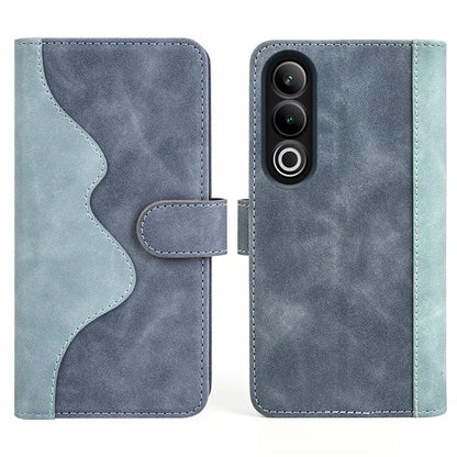 For OnePlus Ace 3V 5G Wallet Case Color Splicing Leather Stand Phone Cover
