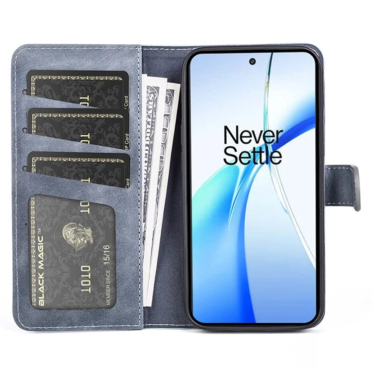 For OnePlus Ace 3V 5G Wallet Case Color Splicing Leather Stand Phone Cover