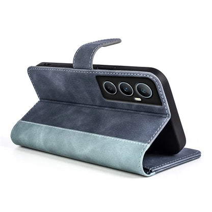 For OnePlus Ace 3V 5G Wallet Case Color Splicing Leather Stand Phone Cover