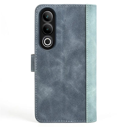 For OnePlus Ace 3V 5G Wallet Case Color Splicing Leather Stand Phone Cover