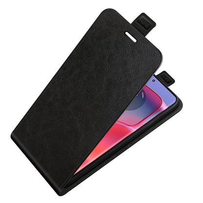 For Motorola Edge 50 Pro 5G Case Vertical Flip Down PU Leather Phone Cover