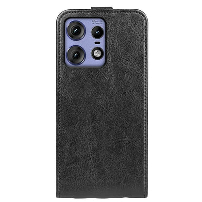 For Motorola Edge 50 Pro 5G Case Vertical Flip Down PU Leather Phone Cover